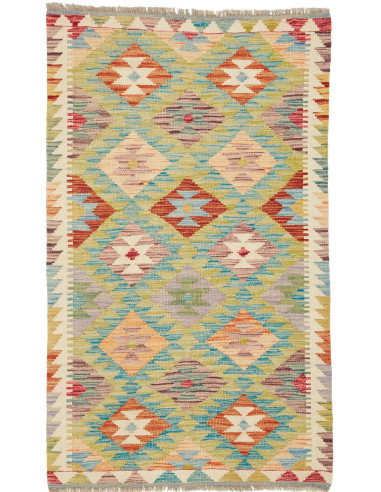 Kilim 77x128 Cm Kilim Afghanistan Hand-carded Wool