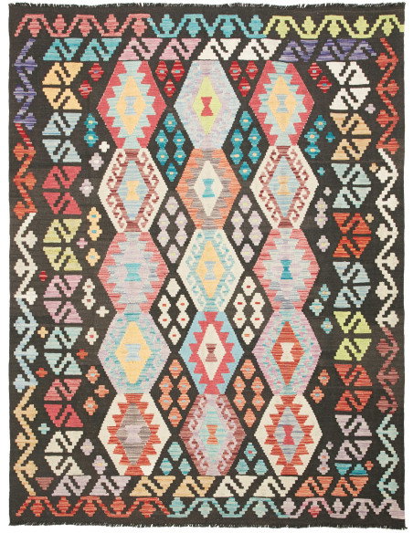 Kilim 157x204 Cm Kilim Afghanistan Lana Cardata A Mano