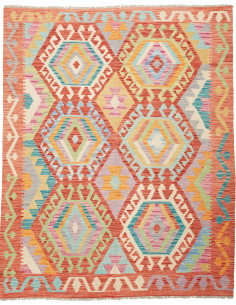 Kilim 153x192 Cm Kilim, Afghanistan, Lana Cardata A Mano