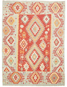 Kilim 153x204 Cm Kilim, Afghanistan, Hand-carded Wool (warp: