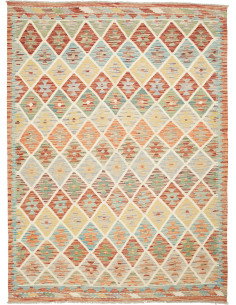 Kilim 160x212 Cm Kilim Afghanistan Lana Cardata A Mano