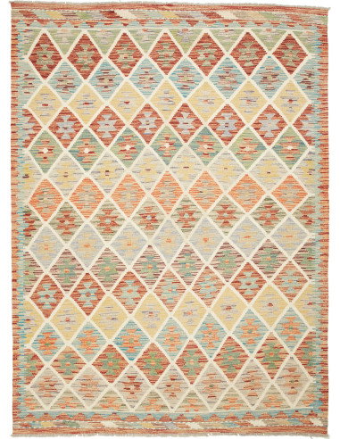 Kilim 160x212 Cm Kilim Afghanistan Hand-carded Wool (warp: