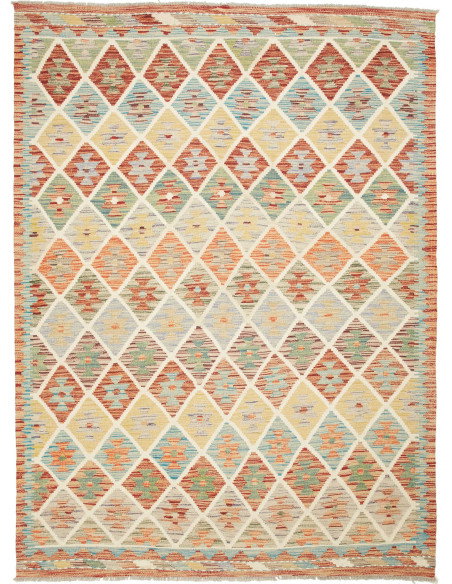 Kilim 160x212 Cm Kilim Afghanistan Lana Cardata A Mano