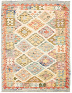 Kilim 148x201 Cm Kilim Afghanistan Lana Cardata A Mano