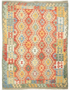 Kilim 149x201 Cm Kilim, Afghanistan, Hand-carded Wool (warp