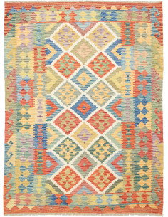 Kilim 151x200 Cm Kilim, Afghanistan, Hand-carded Wool,