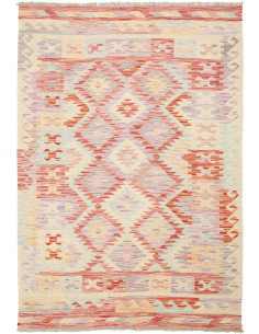 Kilim 143x207 Cm Kilim Afghanistan Hand-carded Wool Cotton