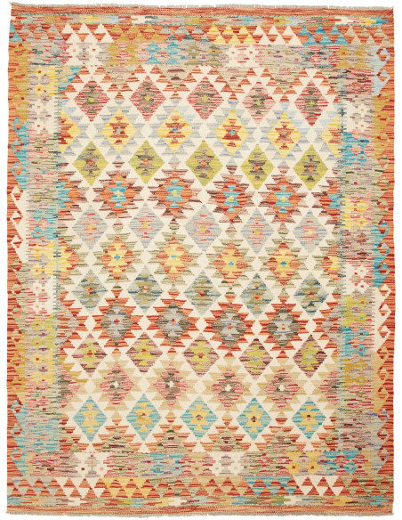 Kilim 154x204 Cm Kilim, Afghanistan, Hand-carded Wool