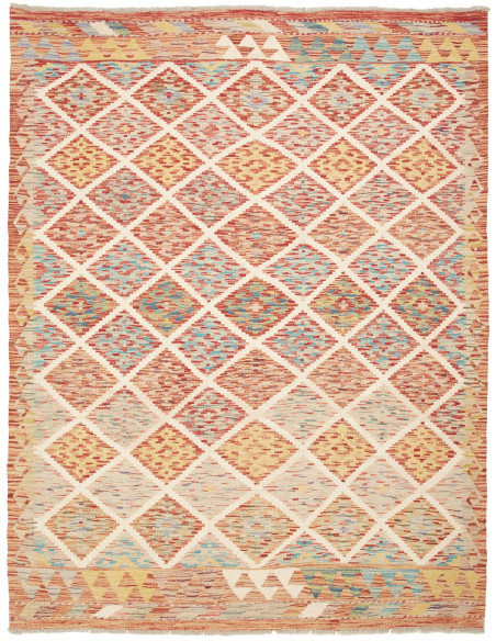 Kilim 155x202 Cm Kilim, Afghanistan, Hand-carded Wool (warp: