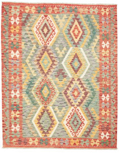 Kilim 158x198 Cm Kilim Afghanistan, Hand-carded Wool
