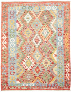 Kilim 158x198 Cm Kilim, Afghanistan, Lana Cardata A Mano,