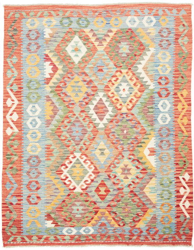 Kilim 158x198 Cm Kilim, Afghanistan, Hand-carded Wool,