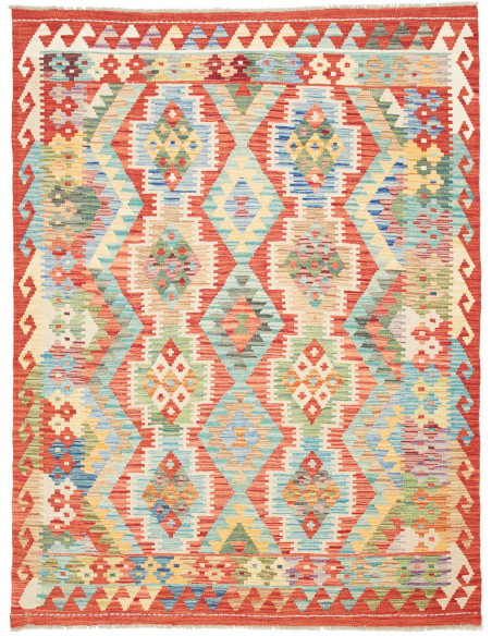 Kilim 146x196 Cm Kilim, Afghanistan, Lana Cardata A Mano