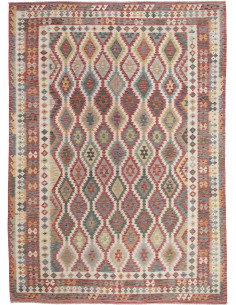 Kilim 316x440 Cm Kilim Afghanistan Lana Cardata A Mano Trama