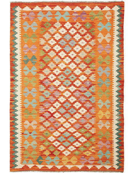Kilim 104x152 Cm Kilim Afghanistan Lana Cardata A Mano