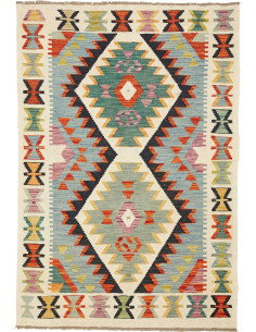 Kilim 103x148 Cm Kilim, Afghanistan, Hand-carded Wool (warp: