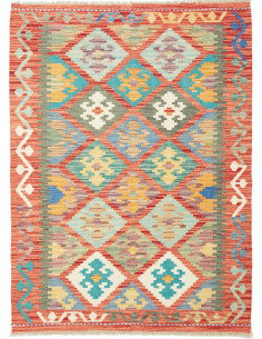 Kilim 107x148 Cm Kilim, Afghanistan, Hand-carded Wool (warp: