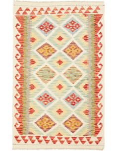 Kilim 99x155 Cm Kilim, Afghanistan, Lana Cardata A Mano