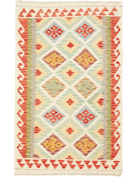 Kilim 99x155 Cm Kilim, Afghanistan, Lana Cardata A Mano