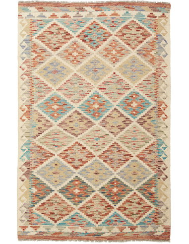 Kilim 101x153 Cm Kilim, Afghanistan, Hand-carded Wool, 0.3