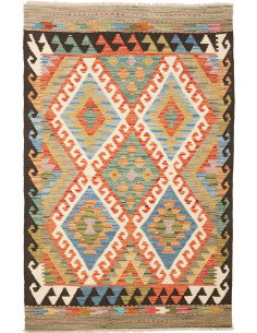 Kilim 103x158 Cm Kilim, Afghanistan, Lana Cardata A Mano