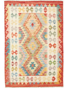 Kilim 103x150 Cm Kilim, Afghanistan, Lana Cardata A Mano,