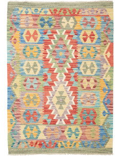 Kilim 102x146 Cm Kilim Afghanistan Lana Cardata A Mano