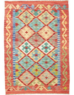 Kilim 102x146 Cm Kilim Afghanistan Hand-carded Wool (warp: