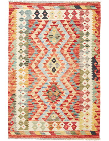 Kilim 101x147 Cm Kilim Afghanistan Lana Cardata A Mano