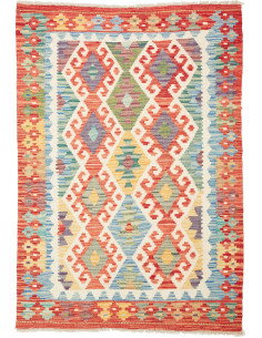 Kilim 106x152 Cm Kilim, Afghanistan, Lana Cardata A Mano