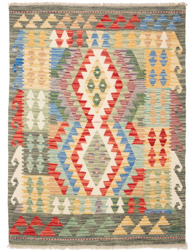 Kilim 111x148 Cm Kilim Afghanistan Hand-carded Wool