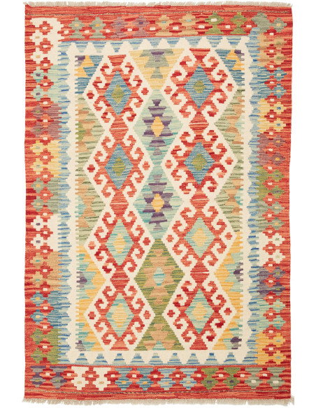 Kilim 107x152 Cm Kilim, Afghanistan, Lana Cardata A Mano