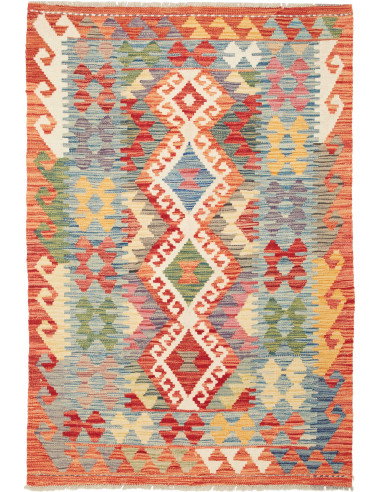 Kilim 99x148 Cm Kilim Afghanistan Lana Cardata A Mano