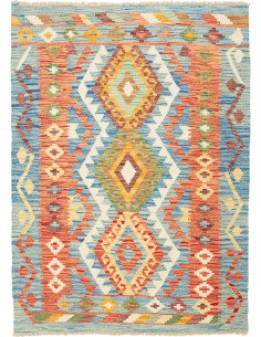 Kilim 108x146 Cm Kilim Afghanistan Lana Cardata A Mano