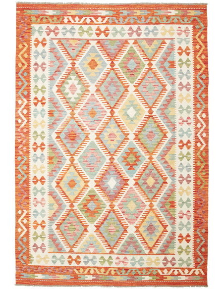 Kilim 165x243 Cm Kilim, Afghanistan, Hand-carded Wool (warp: