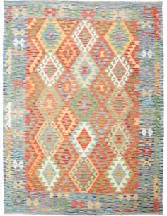 Kilim 179x239 Cm Kilim Afghanistan Lana Cardata A Mano