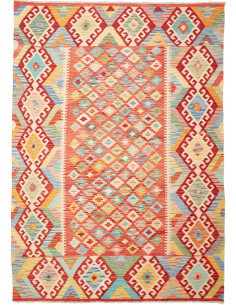 Kilim 174x241 Cm Kilim, Afghanistan, Lana Cardata A Mano