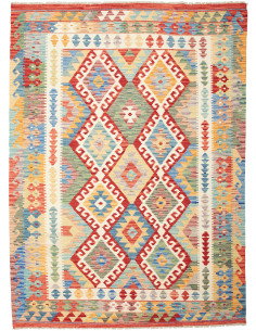 Kilim 171x236 Cm Kilim Afghanistan, Lana Cardata A Mano