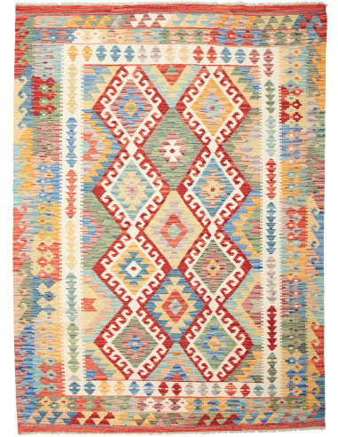 Kilim 171x236 Cm Kilim Afghanistan, Lana Cardata A Mano