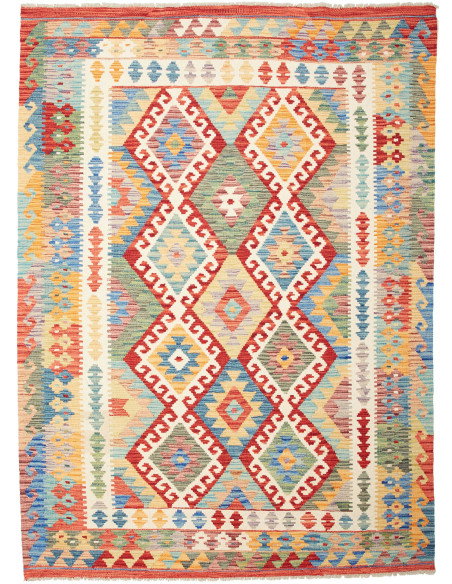 Kilim 171x236 Cm Kilim Afghanistan, Lana Cardata A Mano