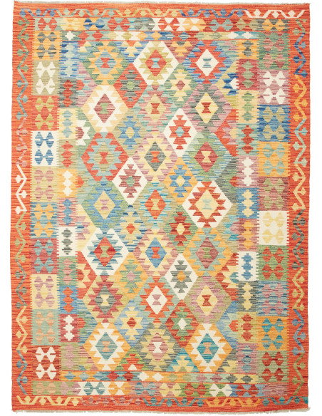 Kilim 179x247 Cm Kilim, Afghanistan, Hand-carded Wool