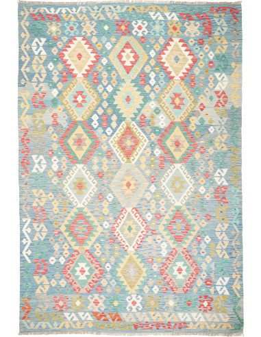 Kilim 211x309 Cm Kilim Afghanistan, Lana Cardata A Mano