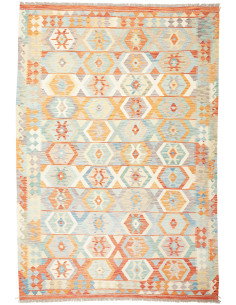 Kilim 204x298 Cm Kilim, Afghanistan, Lana Cardata A Mano