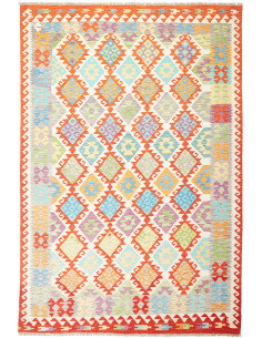 Kilim 203x298 Cm Kilim, Afghanistan, Hand-carded Wool (warp: