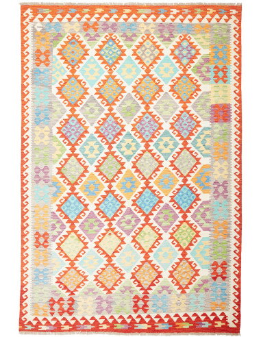 Kilim 203x298 Cm Kilim, Afghanistan, Hand-carded Wool (warp: