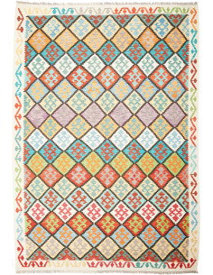 Kilim 207x298 Cm Kilim, Afghanistan, Hand-carded Wool (warp: