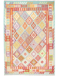 Kilim 205x297 Cm Kilim Afghanistan Lana Cardata A Mano