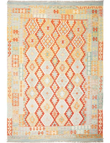 Kilim 206x290 Cm Kilim Afghanistan Lana Cardata A Mano