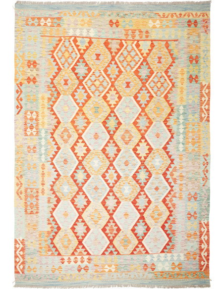 Kilim 206x290 Cm Kilim Afghanistan Lana Cardata A Mano