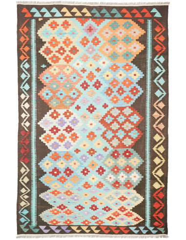 Kilim 200x306 Cm Kilim, Afghanistan, Hand-carded Wool (warp: